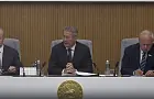 На столе Хабирова появилась статуэтка солдата с оружием – известно, откуда она