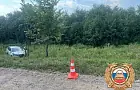 Машина с шестью детьми улетела в кювет в Башкирии: самому младшему 2 года