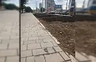 В Уфе спустя месяц после ремонта дороги на Ибрагимова начала ломаться новая брусчатка