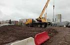 В Уфе начали строительство многоэтажного дома на пересечении Аксакова и Революционной