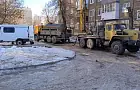 В Уфе начали геологические обследования территории дома с просевшим грунтом