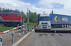В Стерлитамаке поезд врезался в грузовик 