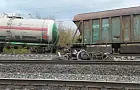 В Башкирии с рельсов сошел поезд