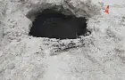 «Глубина три метра»: в Уфе в очередной раз провалился грунт