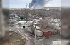 Над Уфой поднялся столб черного дыма 