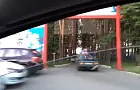В Уфе заметили зацеперов верхом на «Жигулях»
