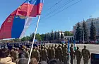 Участники СВО, дети в военной форме, запись на контракт. Как в Уфе прошел парад Победы