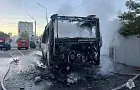В Уфе горел пассажирский автобус – подробности 