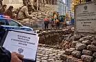 Историческую мостовую в Уфе повредили во время работ