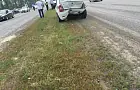 В Башкирии на месте страшного ДТП пострадал также автомобиль ГИБДД