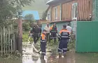 В Аскинском районе уровень реки Сарс за сутки снизился более чем на 1 метр 