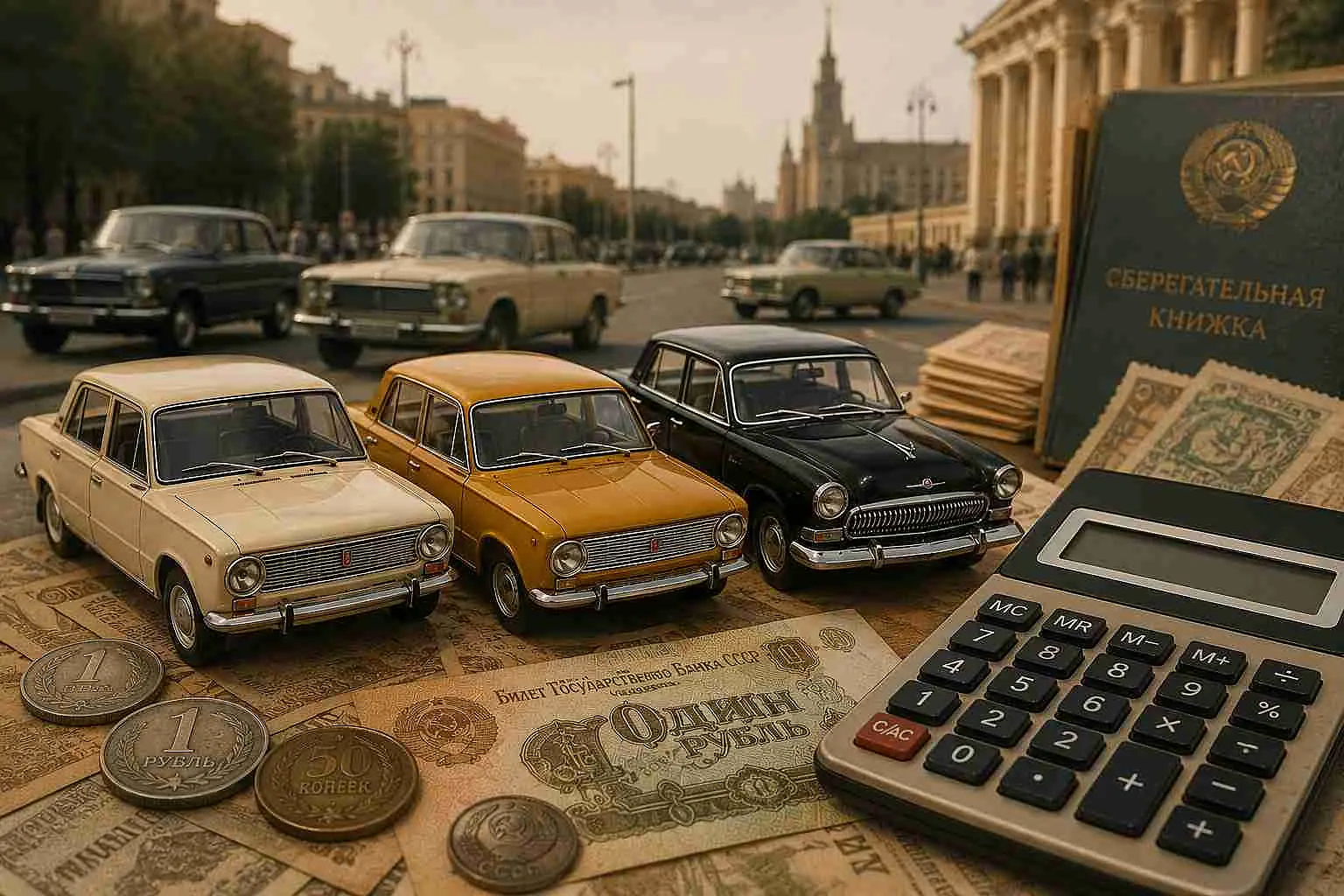 Названа реальная стоимость автомобилей СССР в пересчете на современные деньги