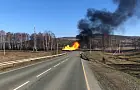 В Башкирии продлили перекрытие дороги, поврежденной из-за взрыва газопровода