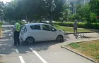 В Уфе легковушка сбила велосипедиста на велодорожке