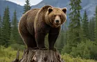 Самцы бурых медведей специально преувеличивают свои размеры – исследование