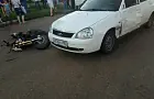 В Башкирии автоледи сбила мотоциклиста и сильно повредила ему ногу