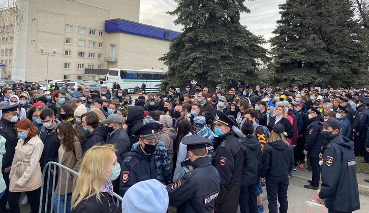 Решающий митинг за Навального в Уфе: онлайн-трансляция