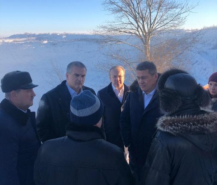 Радий Хабиров и Сергей Аксенов посетили сибайский карьер