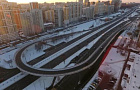 На Рублевском шоссе одну эстакаду построили дважды